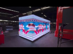 이동할 수 있는 디지털 방식으로 LED 게시판 광고 트럭 Frameless LED 스크린 트럭