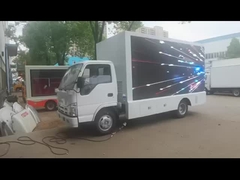 Hd P4 LED 광고 트럭 3면 무선 연결